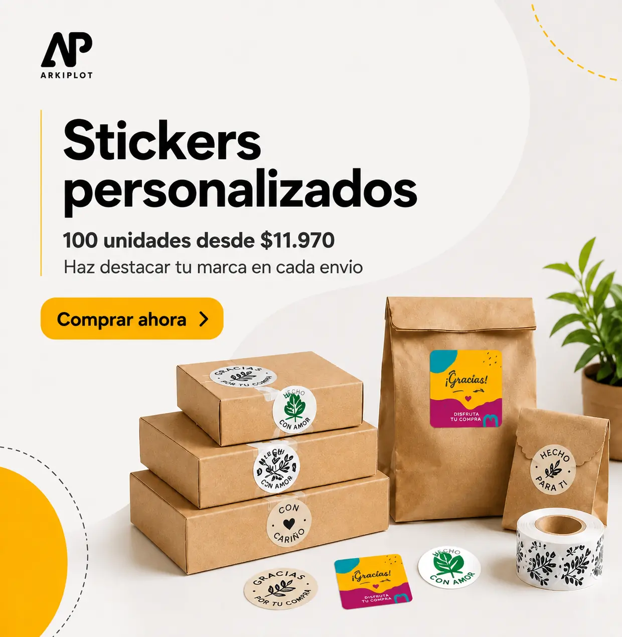 banner stickers movil